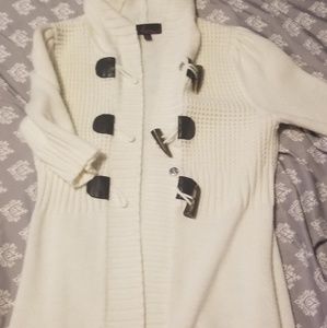Half button sweater